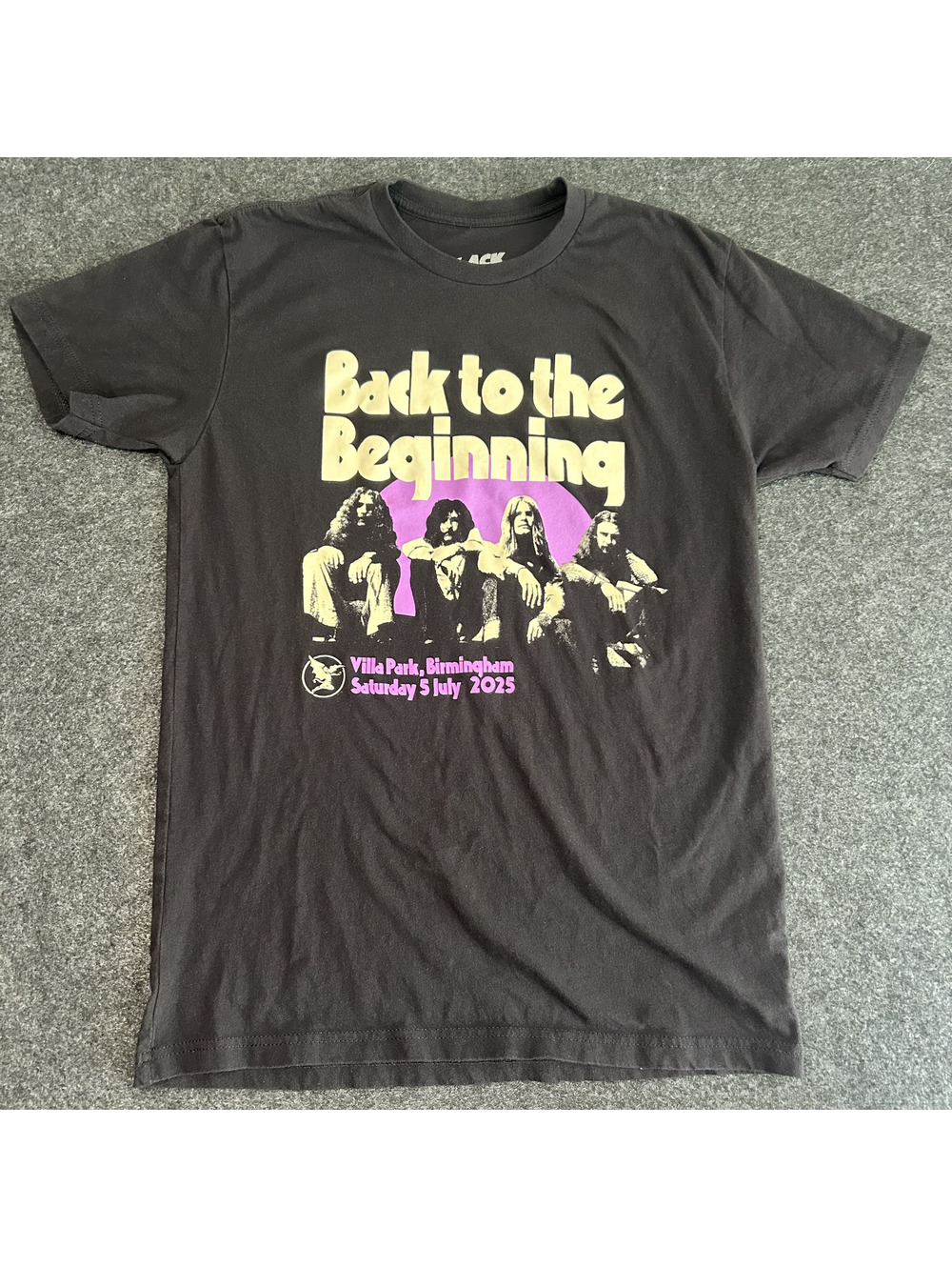 Black Sabbath "Back to the Beginning" Birmingham 2025 Concert T-Shirt Size M